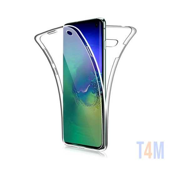 Funda de Silicona 360º para Samsung Galaxy S10 Transparente